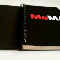 Agenda Semanal Bauhaus Tapa Dura Ring Wire/ MODELO 236/ MoMA BLACK ⬛⬜ - tienda online