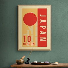 Cuadro en marco madera Kiri Box/ Modelo 327/ Estampilla Japón