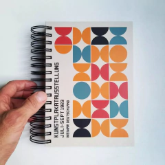 Agenda Semanal Bauhaus Tapa Dura Ring Wire/ Modelo 116/ WEIMAR MUSTER 13 - 1920®objetos de diseño 