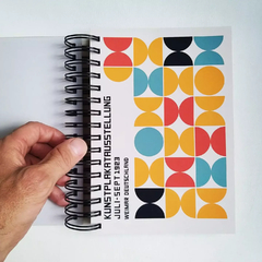 CUADERNO TAPA DURA RING WIRE/ Modelo 116/ WEIMAR MUSTER 13 ⚫