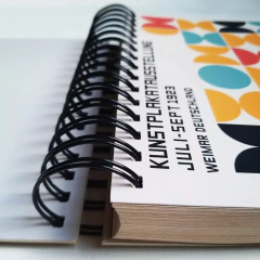 Agenda Semanal Bauhaus Tapa Dura Ring Wire/ Modelo 116/ WEIMAR MUSTER 13