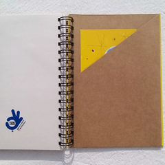 Imagen de Agenda Diaria Tapa Dura Ring Wire/ Modelo 67/ L' or de l' azur (El oro del azul), 1967.