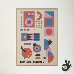 Cuadro en marco madera Kiri Box/ Modelo 97/ DESSAU 1925 DR 3I