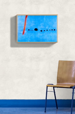 Cuadro en marco madera Kiri Box/ Modelo 64/ Blau II, 1961 en internet