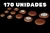 Jogo 170 sapatilhas sortidas de couro marrom para clarinete