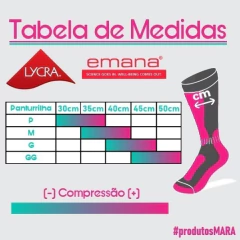 Meia MARA® Zebrinha com dedinhos de fora na internet