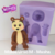 Molde Urso M - Masha - Moldes da Rê