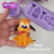 Cachorro Laranja - Moldes da Rê - Moldes da Rê