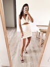 Vestido Corso crema