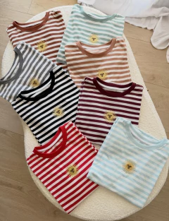 Remera rayada Argentina - comprar online