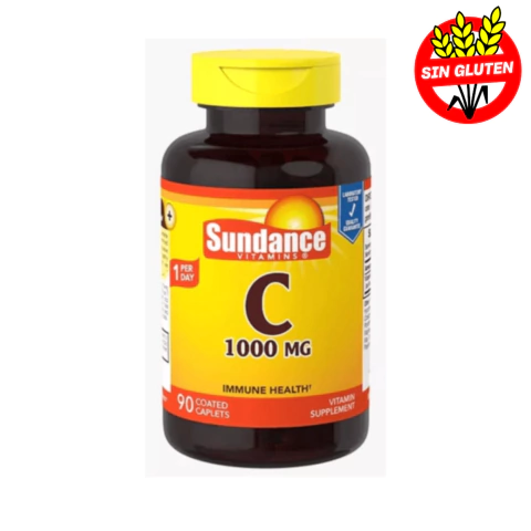 VITAMINA C SUNDANCE X 1000MG 90 TAB SIN GLUTEN - comprar online