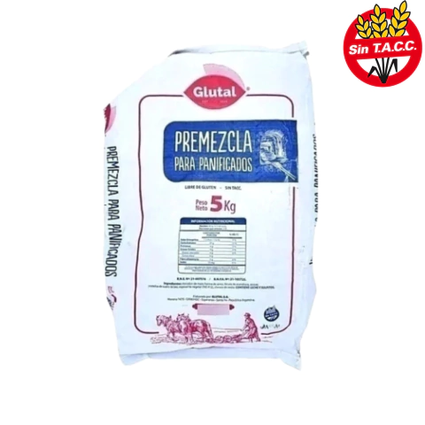 PREMEZCLA PANIFICADOS 5KG GLUTAL SIN TACC - comprar online