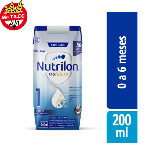 LECHE LA SERENISIMA NUTRILON BEBE 0 A 6 MESES 200ML - comprar online