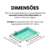 CAPA DE PISCINA 6,5X5,5 MTS 300 MICRAS, SUPORTA ATÉ 100 KGS DE PESO, COM RALO DE DRENAGEM