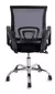 Cadeira de Escritório Pctop Office Fit 1001 9050 Ergonômica Preta com Estofado de Mesh y Tecido - Capa de piscina Floripa 