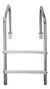 Netuno 050 Escada Para Piscina 4 Degraus Inox 1 1/2 Branco - Capa de piscina Floripa 