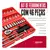 Jogo Combo Kit De Chave De Fenda Philips Soquete Completo Marca Quicko Kit 46 Peças De Aço Crv 1/4 Maleta Cor Vermelho - Capa de piscina Floripa 