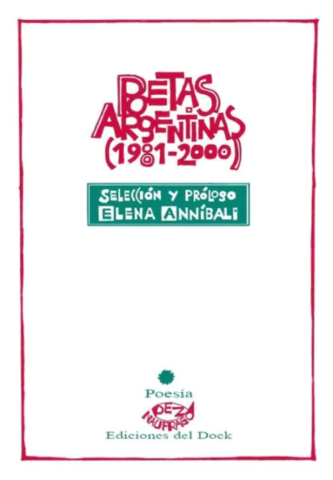 Portada del libro "POETAS ARGENTINAS (1981-2000)" 