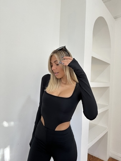 Body cavado mangas largas ❤️‍ - tienda online