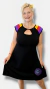 Vestido Manga Arcoiris