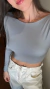 Cropped Maria - Cinza na internet