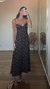 Vestido Floral Dahlia - Preto - comprar online