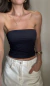 Tube Top Mariah - Preto