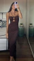 Vestido Midi Kaira - Marrom - comprar online