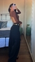 Body Sarah Decote Costas - Marrom - comprar online