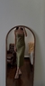 Vestido Midi Kaira - Verde Oliva - loja online