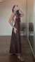 Vestido Midi Valen - Marrom - loja online