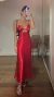 Vestido Midi Valen - Vermelho - comprar online