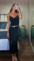 Vestido Drappy - Preto - comprar online