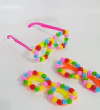 Anteojo Pompón Multicolor Surtidos