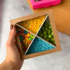 Combo Mera Kraft (12x12x5) Visor Cuadrado + Divisores