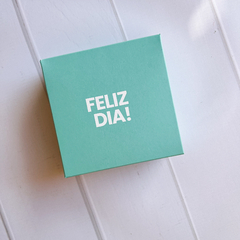 Mera FELIZ DÍA VERDE AGUA - (12x12x5) - comprar online