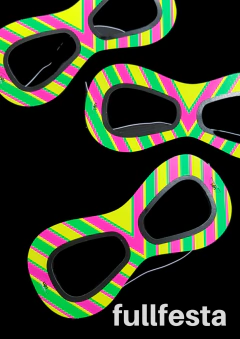 Antifaces Super Fluo Rayas Cartulina Impresa - Mod/3 en internet