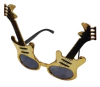 Anteojos Guitarra de Rock Plata / Oro x1 - Importado