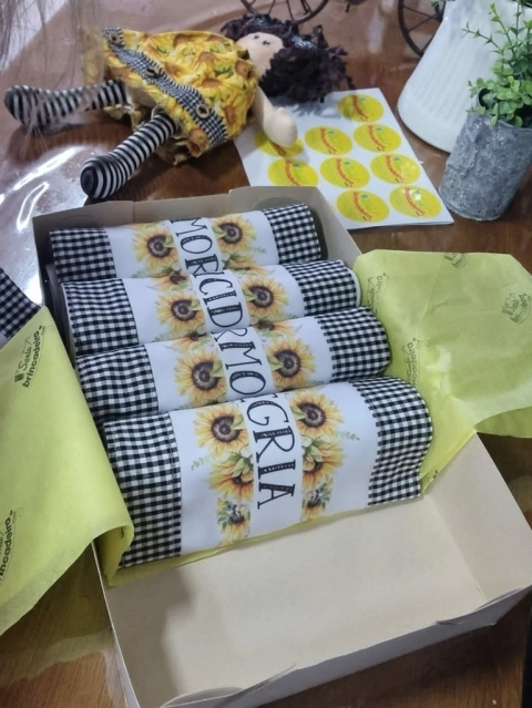 Kit 6 barras pano de copa