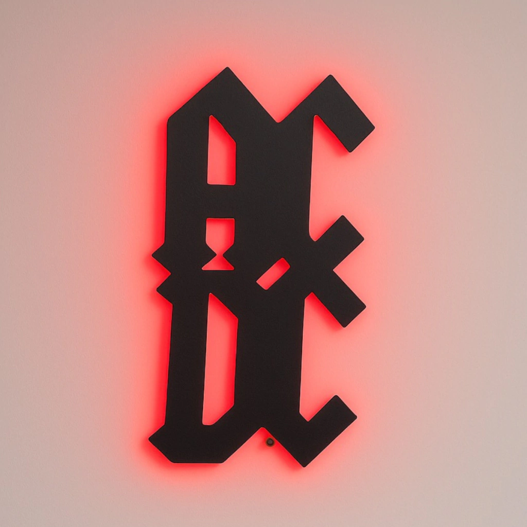 Placa Recorte Parede com Led ACDC