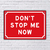PLACA DE RUA DONT STOP ME NOW 20x13 cm