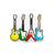 PORTA CHAVES DE PAREDE GUITARRAS 30x17 cm