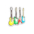 PORTA CHAVES DE PAREDE GUITARRAS 30x17 cm - comprar online