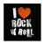 PLACA I LOVE ROCK N ROLL S 30x30 cm