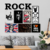 KIT 7 PLACAS ROCK CONCERT C/ LETRAS ROCK - comprar online
