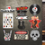 KIT 8 PLACAS ROCK N ROLL