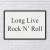 PLACA DE RUA LONG LIVE ROCK N ROLL 20x13 cm
