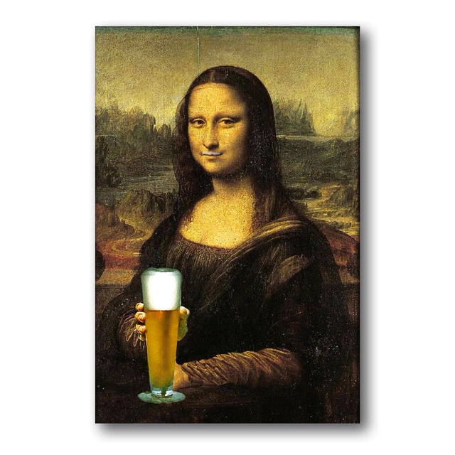 PLACA MONALISA BEER