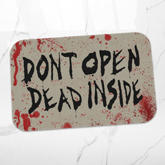 Tapete Decorativo Dont Open Dead Inside twd na internet