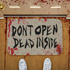 Tapete Decorativo Dont Open Dead Inside twd